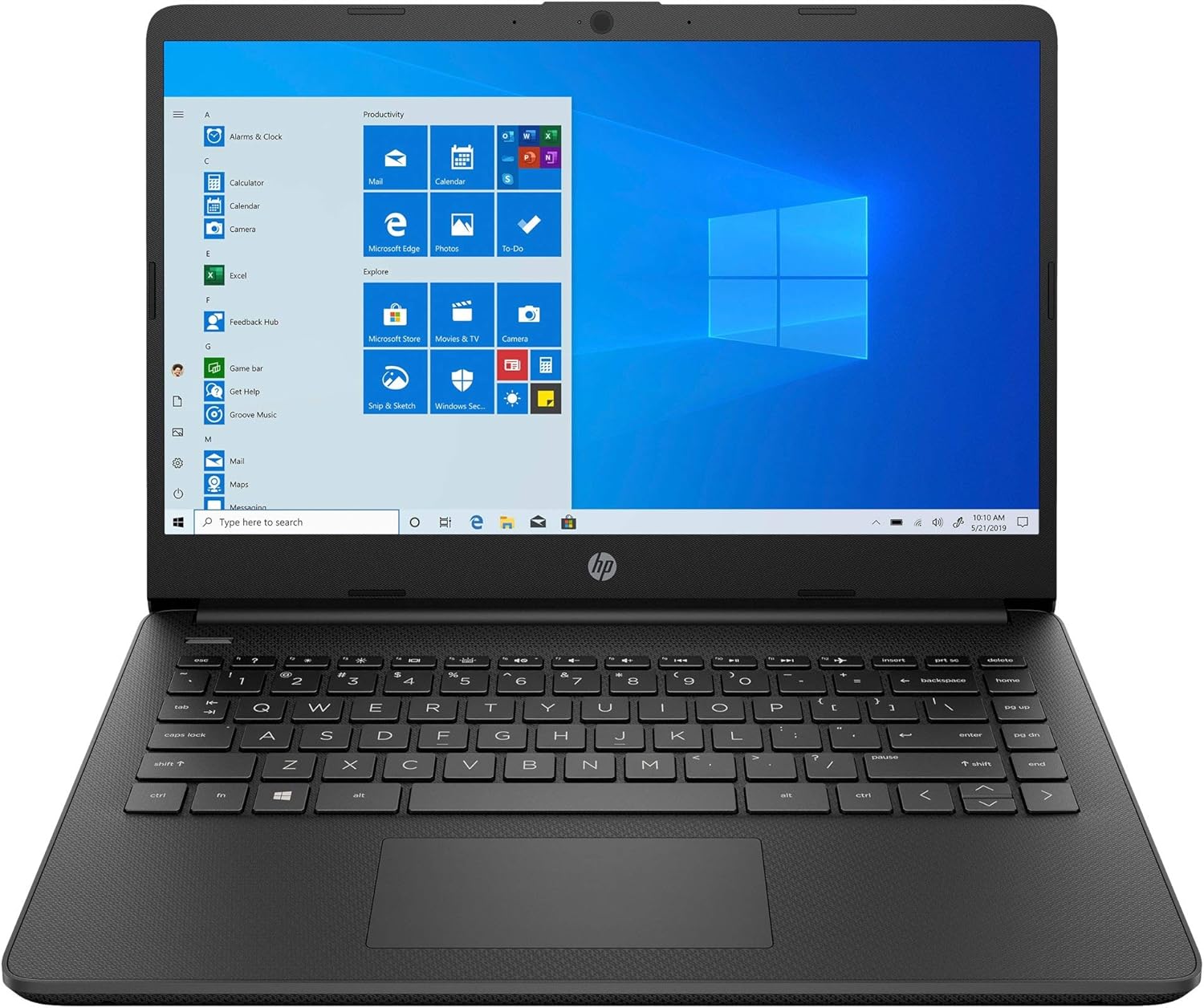 HP 14 Laptop, AMD 3020e, 4 GB RAM, 64 GB eMMC Storage, 14-inch HD Touchscreen, Windows 10 Home in S Mode, Long Battery Life, Microsoft 365, (14-fq0050nr, 2020) - Image 2