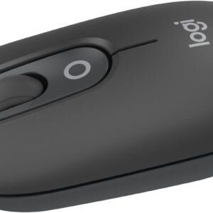 Logitech POP Mouse, Wireless Mouse with Customizable Emojis, SilentTouch Technology, Precision/Speed Scroll, Compact Design, Bluetooth, Multi-Device, OS Compatible - Graphite
