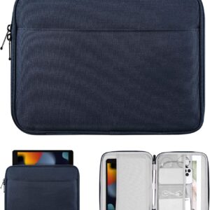 TiMOVO 9-11 Inch Tablet Sleeve Bag for iPad 11-inch A16 2025, iPad 10th Gen. 10.9"/10.2"/Air 11/5th/4th Gen. 10.9", Galaxy Tab A9 Plus 11", Carrying Case with Pocket, Indigo